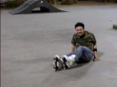 izzy doing monkey plant over trash can