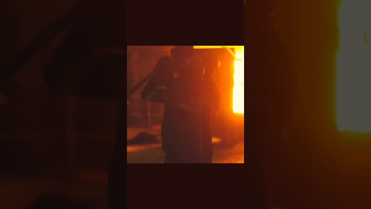 Fabricação de Aço em Siderúrgica #shorts #metalurgia