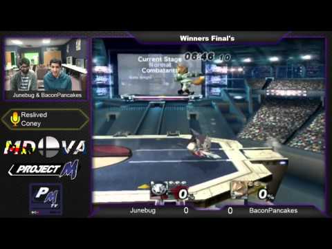 SPM01: Singles Winner's Finals - Junebug (MetaKnight) vs. BaconPancakes (Fox, Diddy)