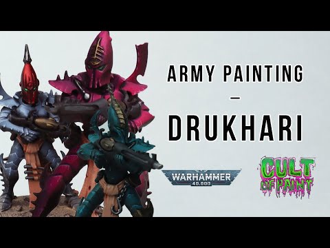 How to Paint Dark Eldar Kabalite Warriors for Warhammer 40k