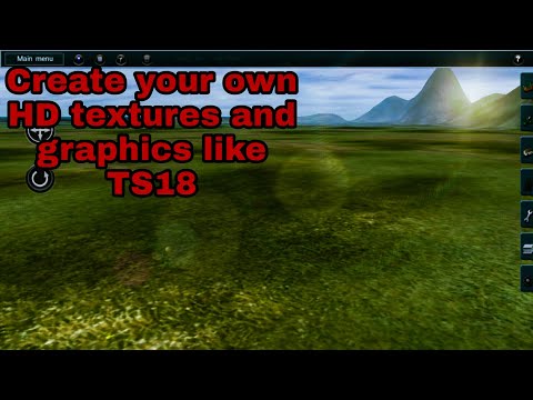 How to create textures like TS 18 in Trainz Android