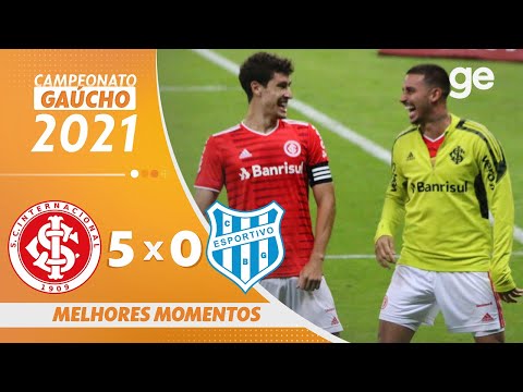 INTERNACIONAL 5 X 0 ESPORTIVO | MELHORES MOMENTOS | 11ª RODADA GAÚCHO 2021 | ge.globo