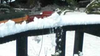 preview picture of video 'G Scale Train Plowing Snow in Maltby, WA (part 1)'