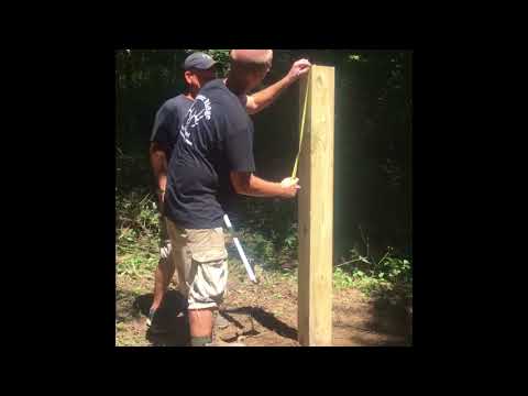 Installation of a 600 lb. Feed Bank- Booner Ridge Deer Feed