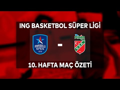 Anadolu Efes-Pınar Karşıyaka özet görüntüler
