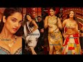 Bhagyashri Borse Nallanchu Thellacheera Song Review Mr Bachchan Movie Vertical Songs 4K