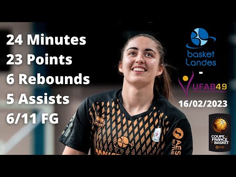 Marine Fauthoux 23 Points vs Angers - French Cup 2022-23