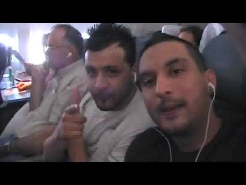 THE DARK MC ON THE PLANE TO CANADA !