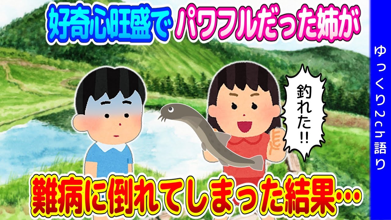【2ch修羅場】好奇心が旺盛すぎてパワフルだった姉が突然倒れ、二度と治らない難病だと診断された結果…【ゆっくり】