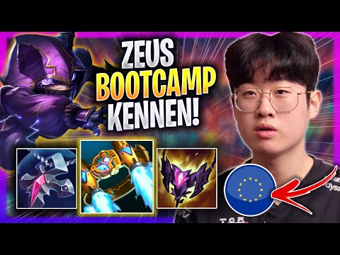 ZEUS TRIES KENNEN IN EUW SOLOQ! - T1 Zeus Plays Kennen TOP vs Riven! | Bootcamp 2023