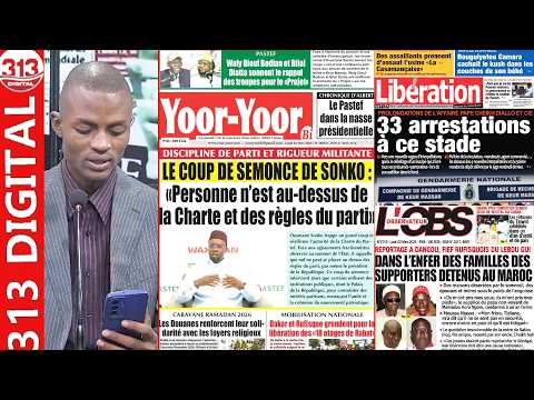Revue de presse du Lundi 02 Mars 2026 avec le journaliste Ameth Ba