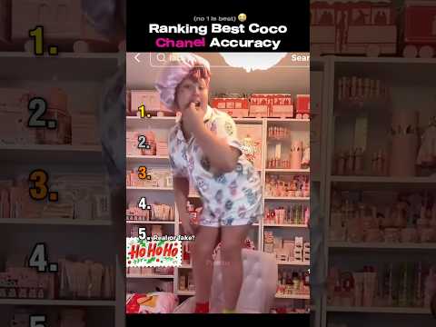 Ranking The BEST Coco Chanel Accuracy (new) #shortsviral