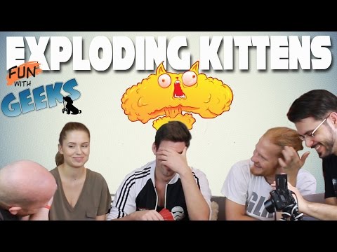 Exploding Kittens | Felrobbannak a cicák! (Julcsi, Sirius, Kaci, Pé) - Fun With Geeks