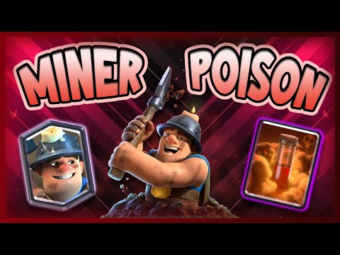 BEST Miner Poison DECK in CLASH ROYALE! (Without Phoenix)