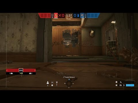 Tom Clancy's Rainbow Six Siege Insane wall bang during customs!