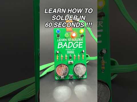 Learn How To Solder in 60 Seconds!