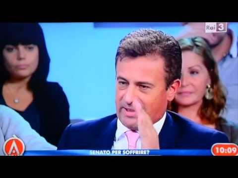 Lo scontro tra Massimo Blasoni e Paolo Cirino Pomicino ad Agorà