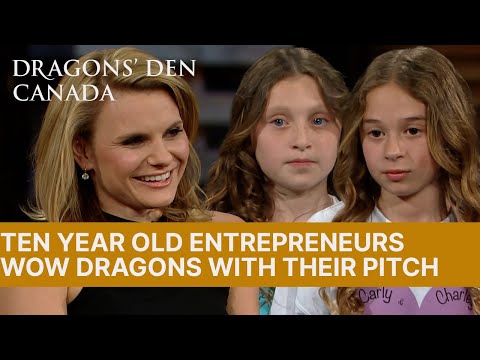 Ten Year Old Entrepreneurs Wow Dragons With Their Pitch | Dragons' Den Canada