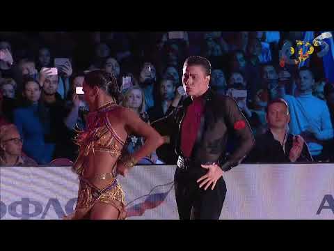 #RussianDanceSport Andrey Gusev & Vera Bondareva RUS WDSF Grand Slam #Samba