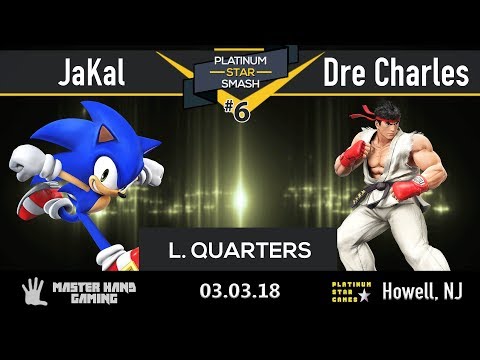 Platinum Star Smash 6 - JaKal (Sonic, Bayo) vs Dre Charles (Ryu, Samus) - Loser's Quarterfinals