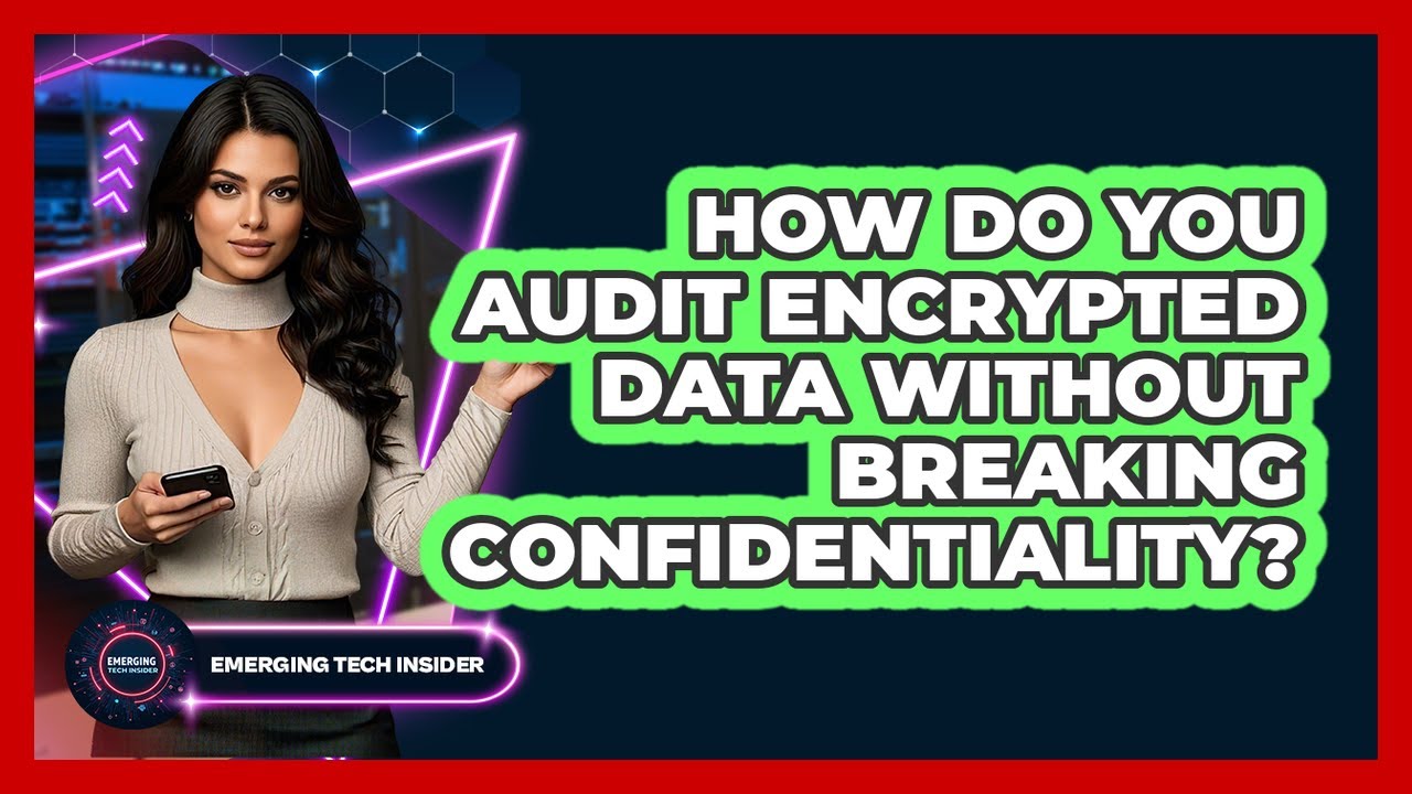 How Do You Audit Encrypted Data Without Breaking Confidentiality? - Emerging Tech Insider