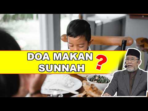 Doa makan yang diajar Nabi SAW?