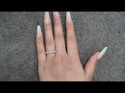 GIA 2.00ct F/SI 5 Stone Diamond Ring