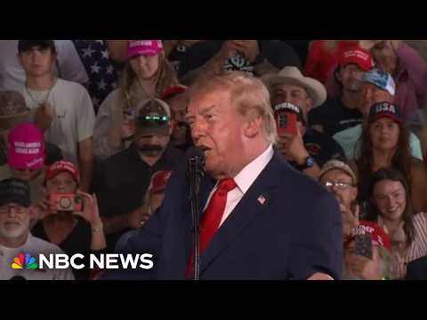 Trump holds two rallies in critical Texas battleground