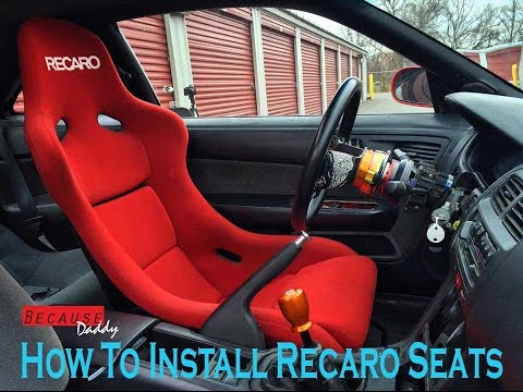 How to install aftermarket seats / Recaro / Buddy Club Seat rails
