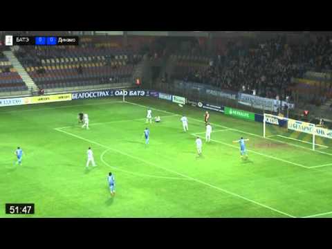 Football.by. БАТЭ - Динамо Мн. Нарушение на Родионове