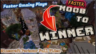 Minecraft Noob To Winner Parkour Video |FasTeR Gaming Plays| #Minecraft #Video
