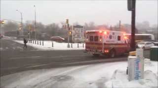 preview picture of video 'BRAND NEW FDNY EMS AMBULANCE RESPONDING ON 69TH STREET IN MASPETH, QUEENS IN NEW YORK CITY.'