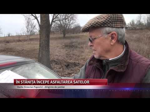 În Stănița începe asfaltarea satelor