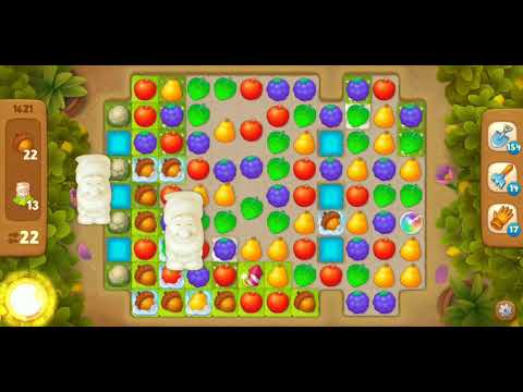 Gardenscapes Level 1621 Walkthrough "No Boosters Used"