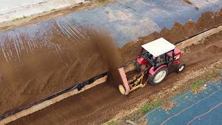 International cover the silage pit