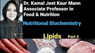 Download Lagu Nutritional Biochemistry: B.H.Sc 2 : Classification of lipids Part3 Thumbnail