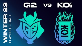 LEC Winter Split 2023 - W5D3 - G2 vs KOI BO5