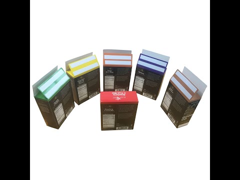 Printed Cardboard Auto Lock Bottom Box Filled With Glue