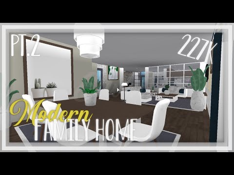 Bloxburg Modern Family Home Speedbuild Smotret Onlajn Na Hah Life - roblox welcome to bloxburg pt 2 227k modern family home tour