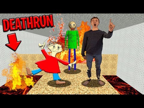 Deathrun Challenge in Baldi's Basics MULTIPLAYER! (GONE WRONG) - Garry's Mod Gameplay