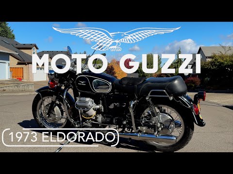 1973 Moto Guzzi Eldorado Police Motorcycle