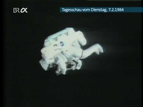 ARD Tagesschau vom 07.02.1984 - Shuttle STS-41B EVA