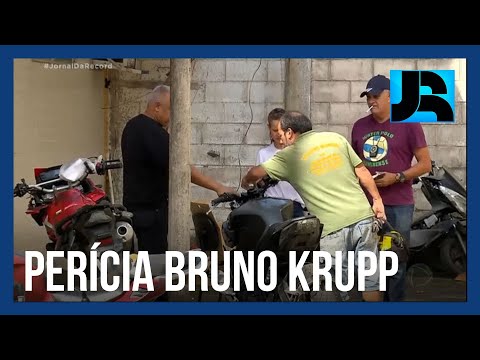 Moto do modelo Bruno Krupp passa por perícia após atropelamento que resultou em morte