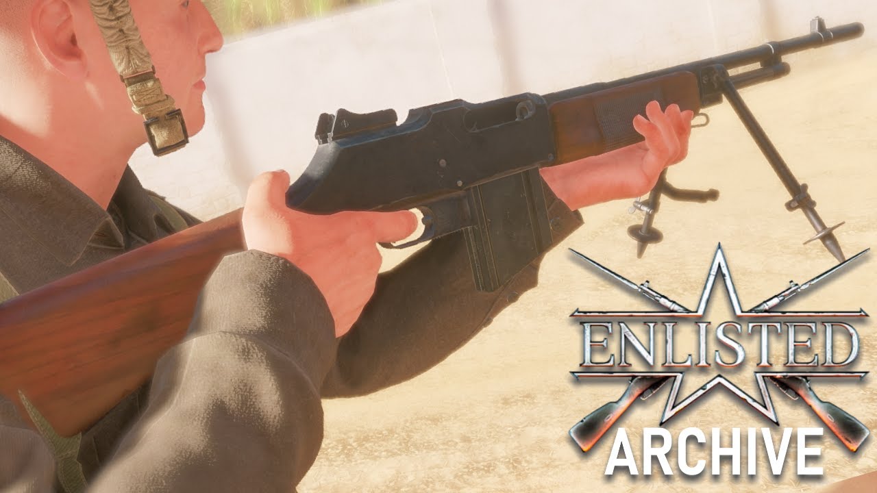 Enlisted Showcase - Browning Automatic Rifle M1918A1