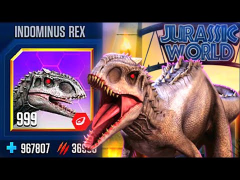 INDOMINUS REX LEVEL 999 PARTICIPATED IN THE EVENT INDOMINUS REX PACK | JURASSIC WORLD THE GAME