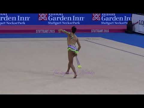 Grisbel LOPEZ ORTEGA (VEN) clubs - 2015 Stuttgart worlds Qualifs