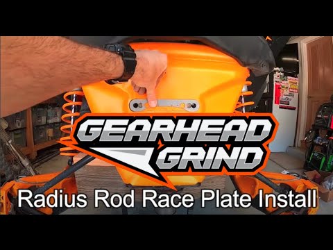 CT Race Worx Radius Rod Race Plate Install - Maverick X3