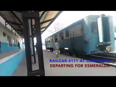 Railcar 4111 departing from Camaguey station with the local to Esmeralda!June 2024!!!