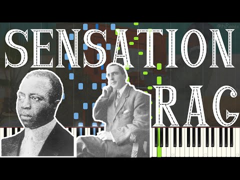 Joseph F. Lamb - Sensation Rag 1908 [arranged by Scott Joplin] (Ragtime Piano Synthesia)