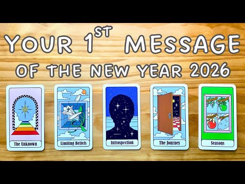 ¡FELIZ AÑO NUEVO! 🎊 El PRIMER mensaje que tus guías tienen para ti 🎉 ELIGE UNA TARJETA